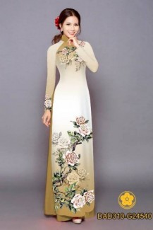 Vải áo dài hình hoa hồng của Vải Áo Dài Kim Ngọc