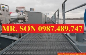 tấm sàn grating trên giàn khoan