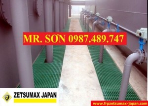 tấm sàn frp grating