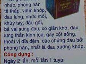 Đặc tri dau lung suong khop