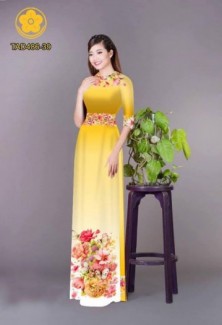 Vải áo dài hoa đẹp được thiết kế đôc đáo của Vải Áo Dài Kim Ngọc
