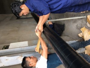 bảo vệ đường ống kim loại bằng bitum