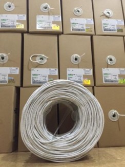 Nhà Phân Phối Chuyên Nghiệp Dự án Cáp mạng Cat5e,Cat6 UTP, FTP 6-219590-2;219413-2;1427254-6 đồng bọc bạc