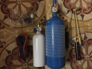 Bộ khò, hàn mini sử dụng khí gas , oxy 950k