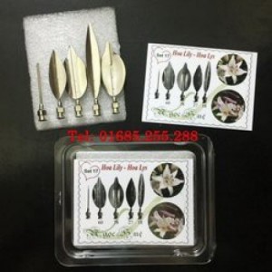 Khuôn rau câu 3D Hoa Lily, Hoa Lys - Việt Nam - Set 17 - 411