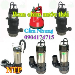 Chuyên phân phối bơm chìm nước thải NTP toàn quốc