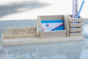 Quà tặng gỗ để bàn khắc laser