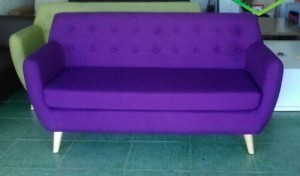 Ghế Sofa chân gỗ sồi hiện đại decor 1m8