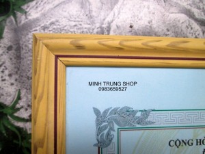 Khuyến mãi đặc biệt Khung giấy khen