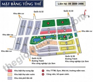 Bán đất nền Khu đô thị mới Lộc Sơn – Bảo Lộc. Giá 4-5 triệu/m2