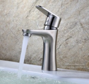 Vòi lavabo nóng lạnh inox cao cấp chất lượng