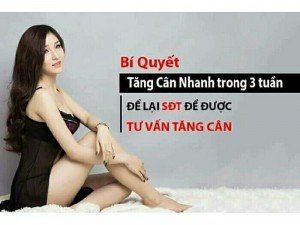 Chia Sẻ Bí Kíp Tăng Cân