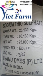 Sodium thiosunphate 99% (Na2S2O3.5H2O) Ấn Độ