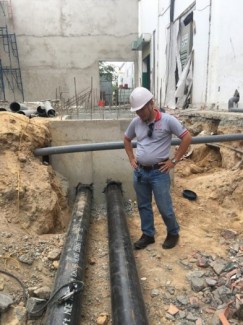 ống thép đen chôn ngầm dẫn nước trong hệ thống xử lý nước thải chôn ngầm cần được bọc bảo vệ chống ăn mòn