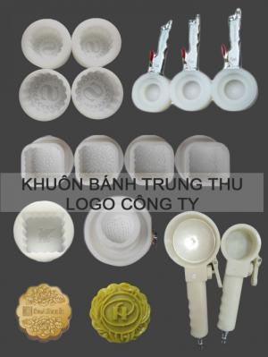 Khuôn bánh trung thu đổ khuôn theo logo công ty