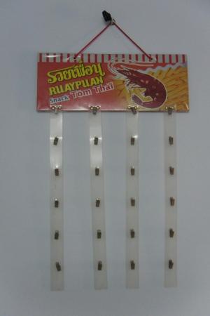 Hanger giấy-dây nhựa kẹp sắt