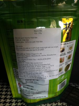 Bột trà xanh matcha Nhật Bản