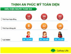 Bảo hiểm Phụ nữ Thịnh An Phúc Mỹ Toàn Diện C19, bảo hiểm Cathay Life Việt Nam