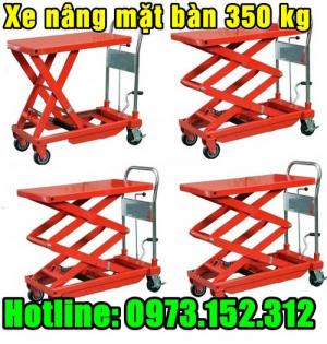 Cung cấp xe nâng mặt bàn, bàn nâng tay 350 kg hiệu Eoslift - Mỹ