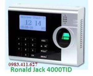 Máy chấm công vân tay Ronald Jack 4000TID hàng chính hãng, giá rẽ Tp HCM