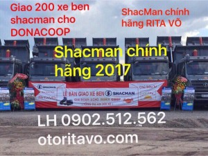 Mua xe ben shacman 2017 ở đăk Nông có khuyến mãi cực sốc