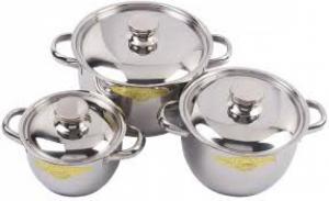 Bộ nồi fivestar 3 chiếc nắp inox