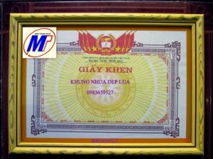 Chuyên sỉ lẻ các loại khung bằng khen gi