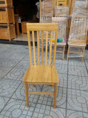 Ghế ăn gỗ sồi 5 nan dọc hàng xuất khẩu