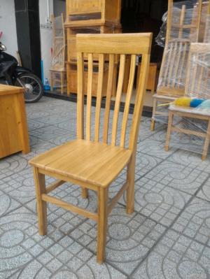 Ghế ăn gỗ sồi 5 nan dọc hàng xuất khẩu