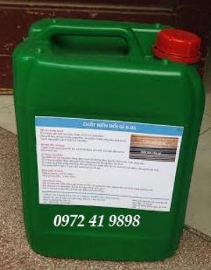 Dung dịch biến đổi gỉ B05 - Không ăn mòn cốt thép. Không ảnh hưởng tới lực bám dính giữa cốt thép và bê tông