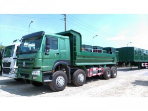 Giao xe ben howo 2017 về long an