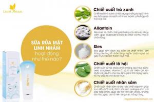 Sữa rửa mặt trắng da thảo dược Linh Nhâm