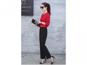 Áo voan cổ bèo công sở