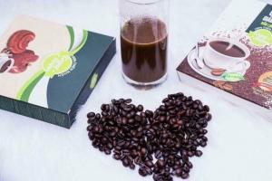 Cafe giảm cân nấm linh chi
