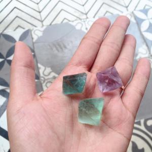 Đá Fluorite thiên nhiên Bát Diện nhiều màu sắc, Bells House Silver TPHCM,