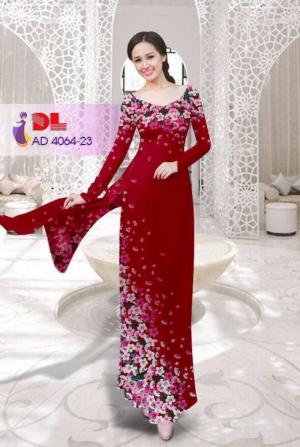 Vải áo dài hoa nhí