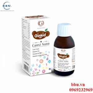 Phát triển xương, tăng chiều cao Ginkid canxi nano 125ml