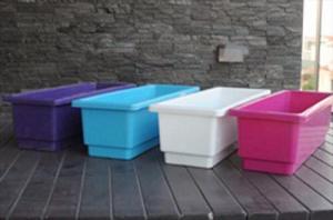Khay trồng hoa, rau chất liệu nhựa nhật