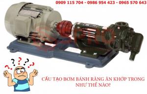 CẤU TẠO BƠM BÁNH RĂNG ĂN KHỚP TRONG