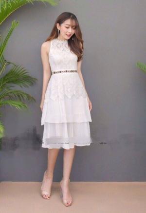 Đầm phối ren, tùng dập ly 2 tầng