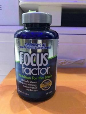 FOCUS factor - Bổ Trí Nhớ - Tăng cường trí nhớ, giảm căng thẳng - Giúp trái tim khoẻ mạnh