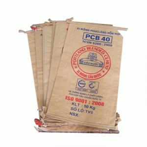 Bao KP (Kraft ghép PP dệt) đựng hạt màu, hóa chất, hạt nhựa, than