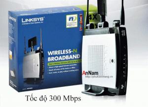 Phân phối trực tiếp bộ phát sóng wifi linksys wrt 300N cho các đại lý buôn lẻ toàn quốc