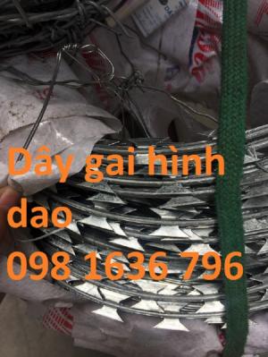 Dây kẽm gai - dây thép gai chống trộm - dây gai hình dao