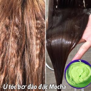 Trước và sau khi ủ tóc