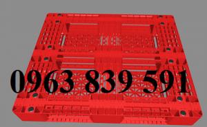 Bán pallet nhựa công nghiệp loại lớn kê hàng giá sĩ.