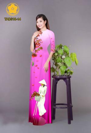 Vải áo dài nữ sinh và hoa phượng