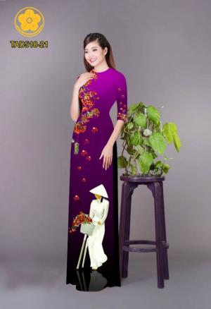 Vải áo dài nữ sinh và hoa phượng