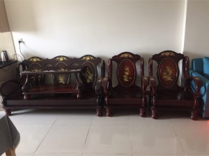 Bộ bàn ghế gỗ 4 món