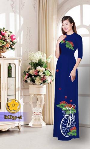 Vải áo dài xe đạp và hoa phượng